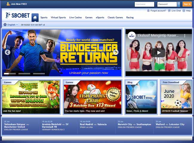 sbobet online
